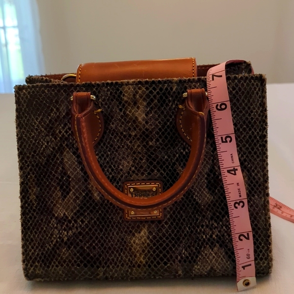 Dooney & Bourke Janine Mini Python Satchel - Picture 6 of 8